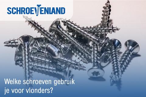 Welke schroeven gebruik je voor vlonders?