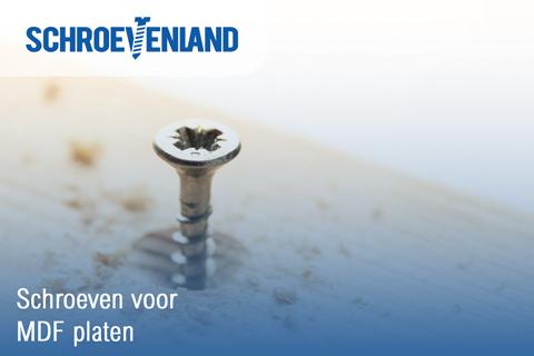 Schroeven voor MDF platen