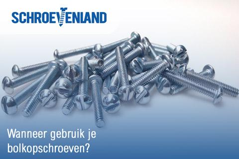 Wanneer gebruik je bolkopschroeven?