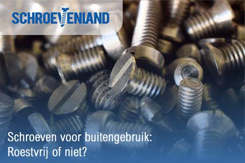 Schroeven voor buitengebruik: roestvrij of niet?