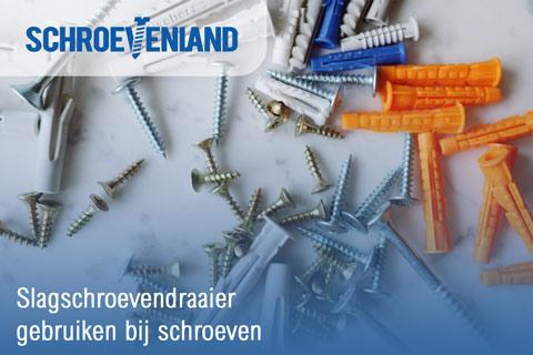 Slagschroevendraaier gebruiken bij schroeven