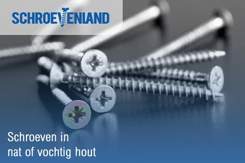 Schroeven in nat of vochtig hout