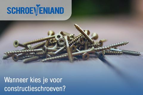 Wanneer kies je voor constructieschroeven?