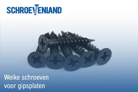 Welke schroeven voor gipsplaten?