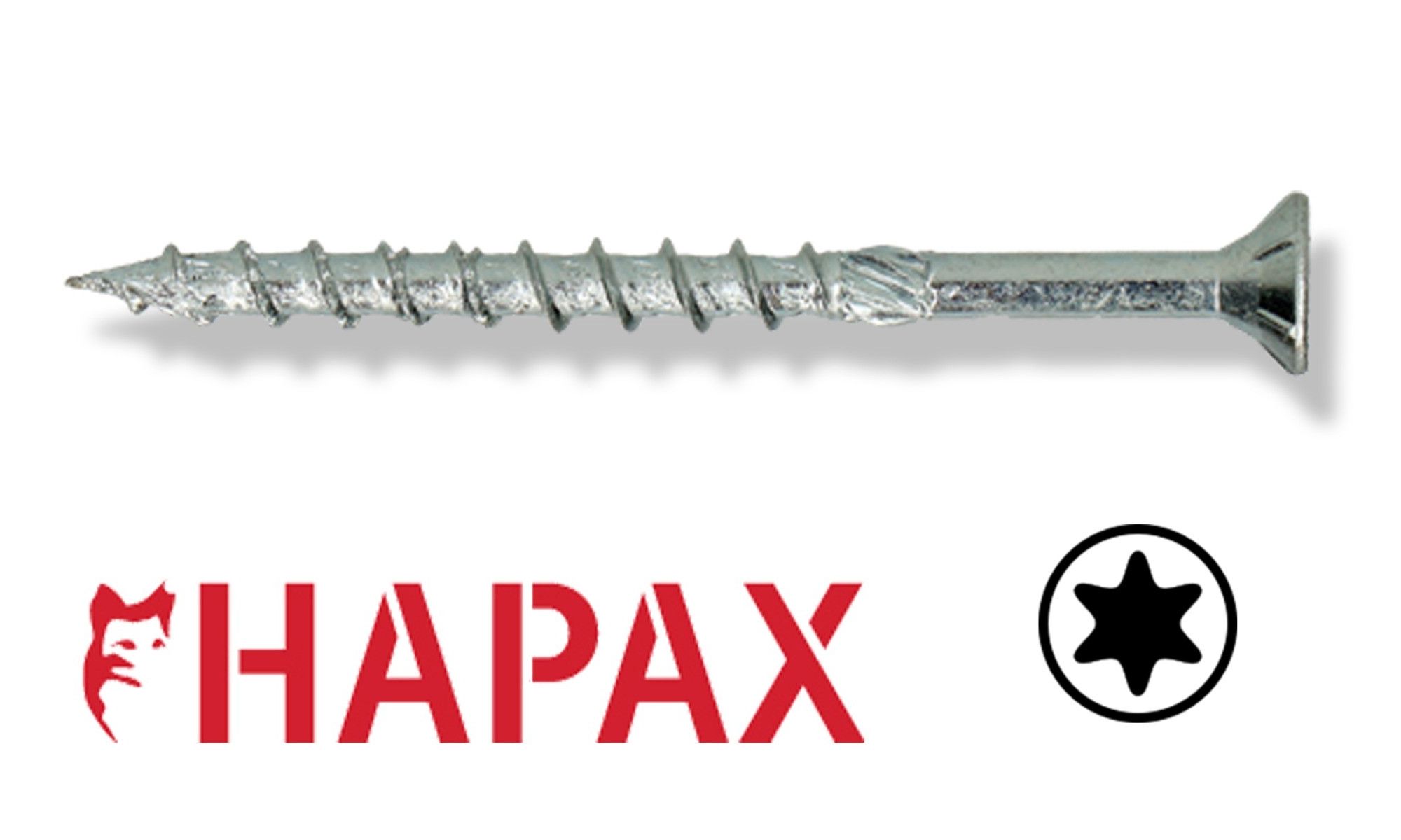 Hapax Constructieschroef 6x180