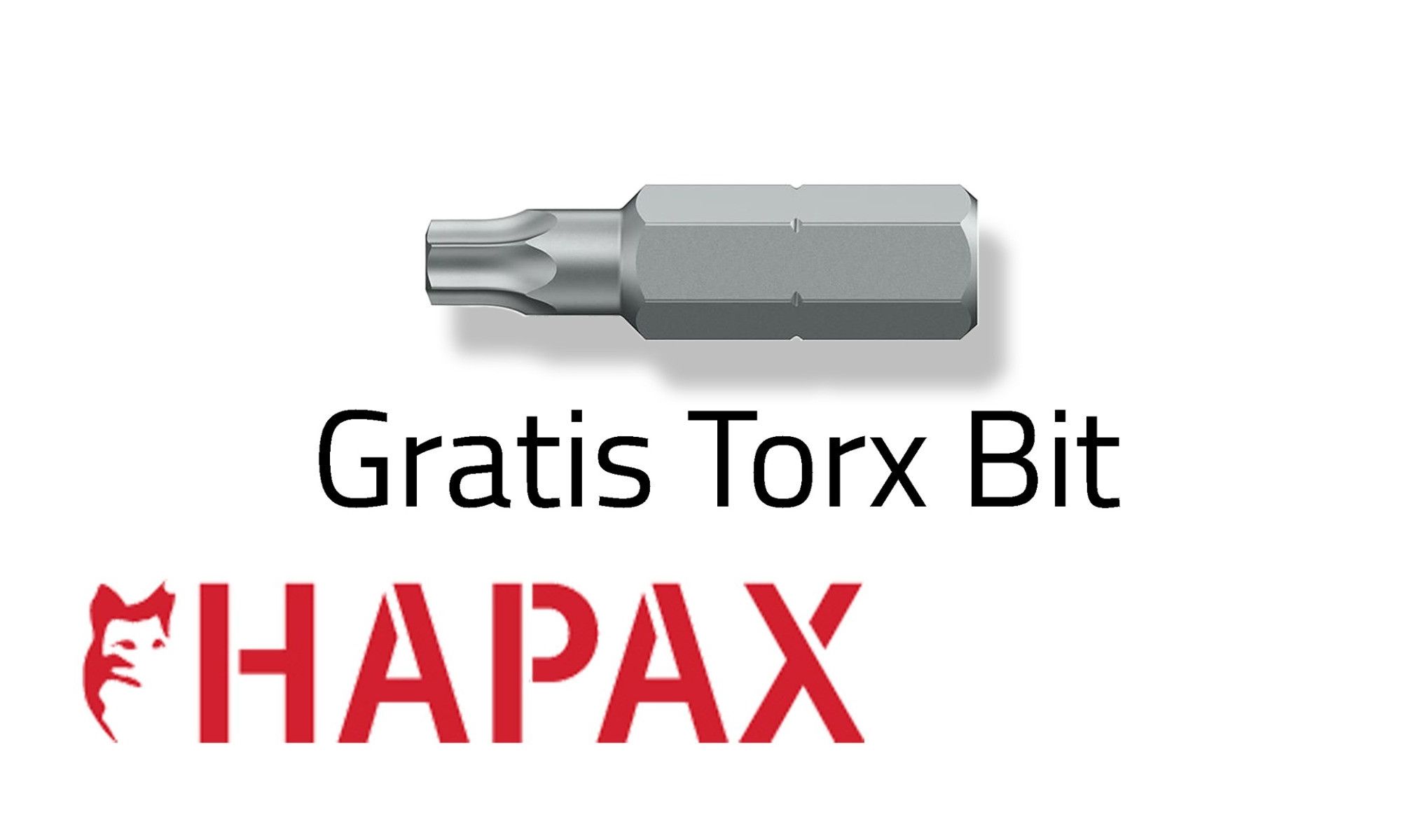 Hapax Constructieschroef 6x180