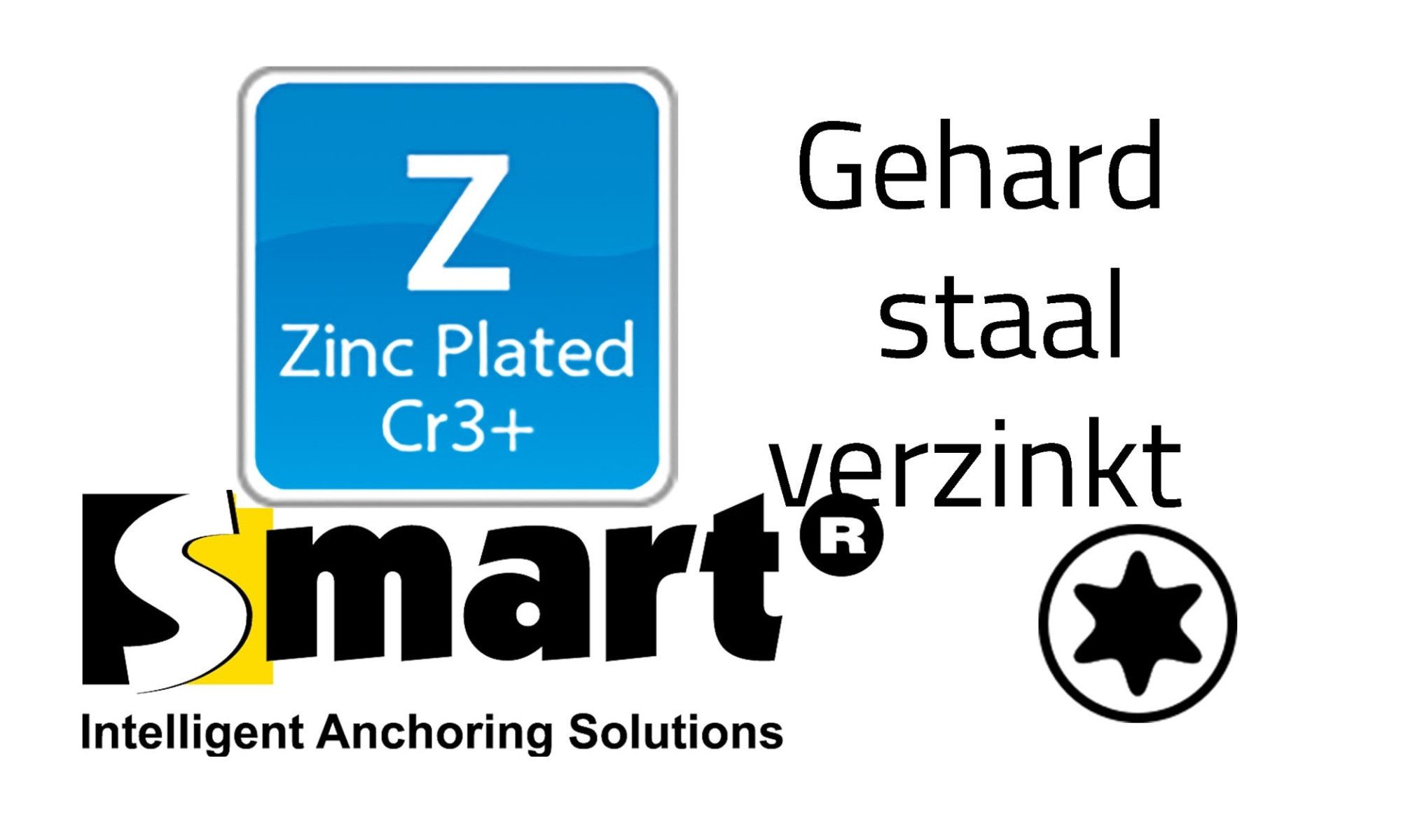 Smart Kozijnschroef 7,5x182